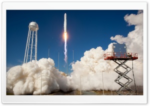 Antares Rocket Test Launch