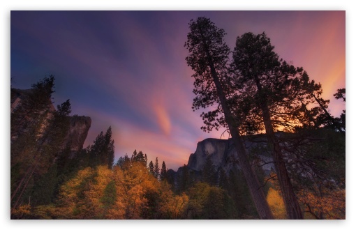 Download Half Dome Sunrise UltraHD Wallpaper