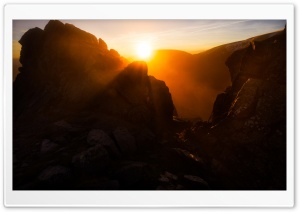 Winter Sunrise Mountain Top