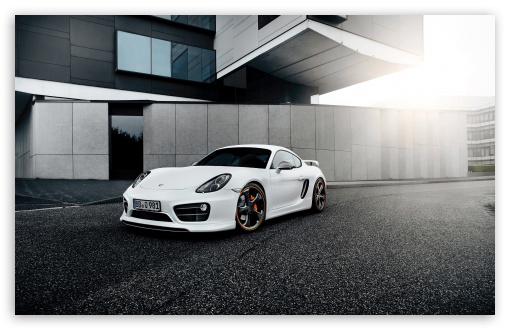 Download Porsche Cayman Techart 2014 UltraHD Wallpaper