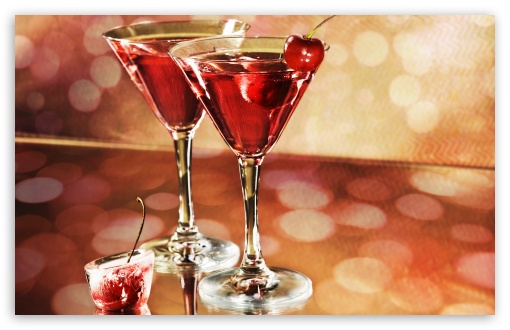 Download Red Cocktails UltraHD Wallpaper