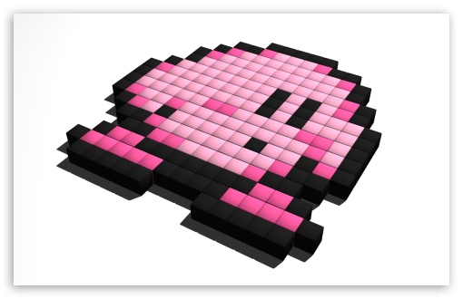 Download Pixel Kirby UltraHD Wallpaper