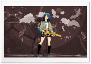 Anime Girl With Chainsaw