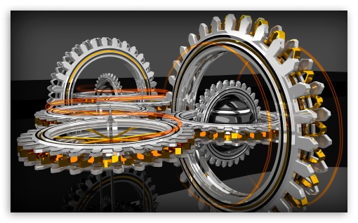 Download Concentric Gears UltraHD Wallpaper