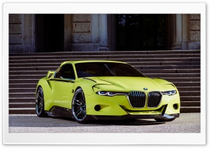 BMW Yellow Concept Car