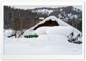 Siberian Village, Winter