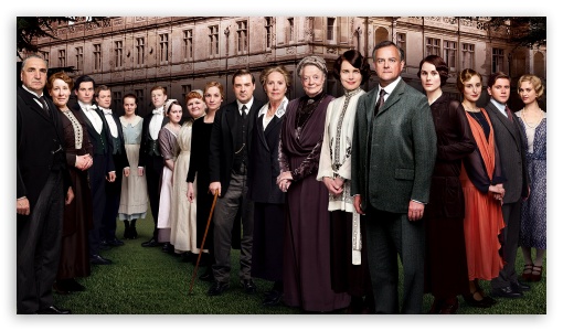 Download Downton Abbey TV Series Cast UltraHD Wallpaper