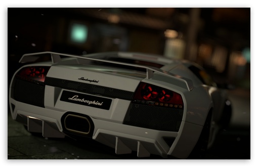 Download Lamborghini Murcilago Rear UltraHD Wallpaper