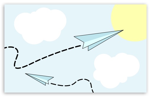 Download Paper Planes UltraHD Wallpaper