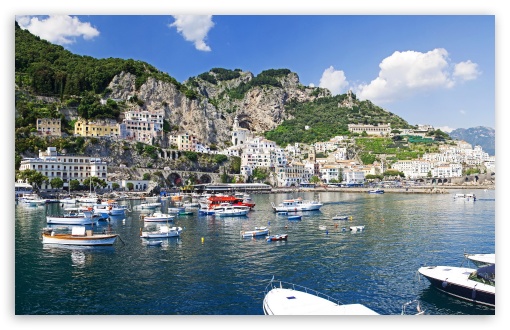Download Amalfi, Monte Cerreto, Italy UltraHD Wallpaper