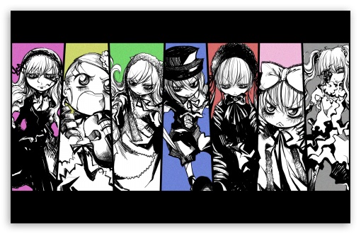 Download Rozen Maiden Manga IV UltraHD Wallpaper