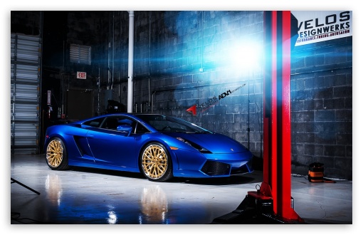 Download ADV1 Wheels Lamborghini Gallardo UltraHD Wallpaper