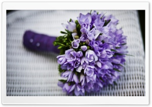 Bouquet Of Purple Flowers