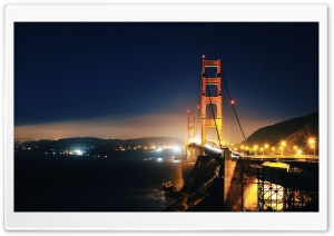 Golden Gate At Night