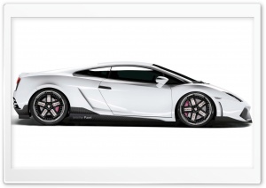 White Lamborghini Gallardo...