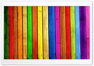 Rainbow Wood Background