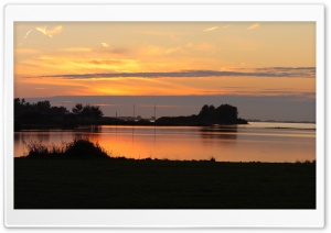 Sunset at the Grevelingen...