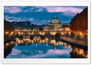 Ponte Sant Angelo, Rome,...