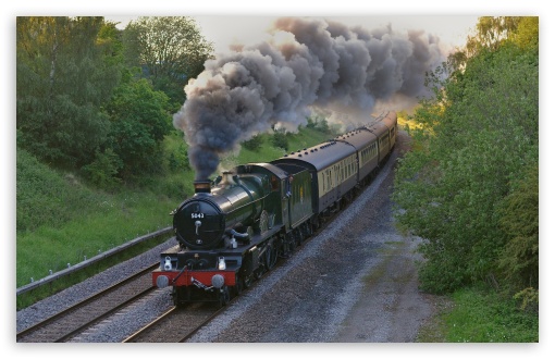 Download Steam Train, England UltraHD Wallpaper
