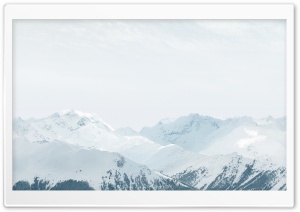 Apple iOS Snow Mountains