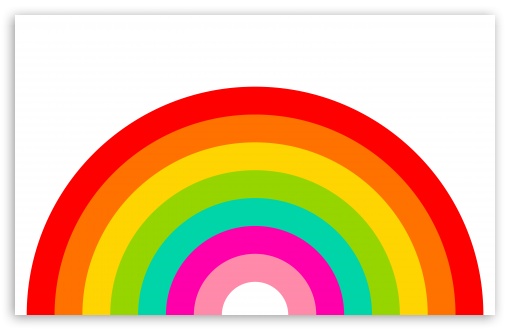 Download Rainbow Illustration UltraHD Wallpaper