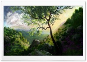 Mountain Scenery Painting