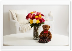 Roses and Chocolate and Teddy...