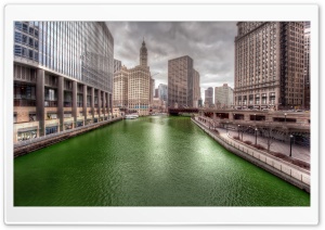 Dyeing the Chicago River Green