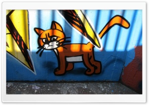 Cat Graffiti Art