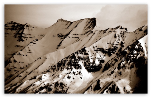 Download Mount Timpanogos (Vintage Photography) UltraHD Wallpaper