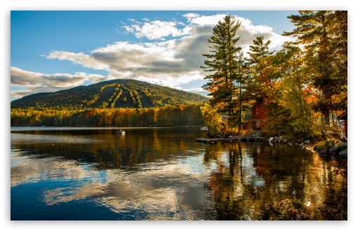 Download New England Fall Foliage UltraHD Wallpaper