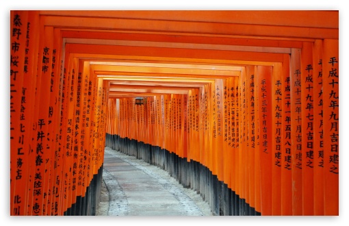 Download Fushimi Inari Taisha, Kyoto, Japan UltraHD Wallpaper