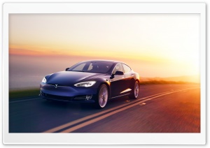 Tesla Model S Electric Car,...