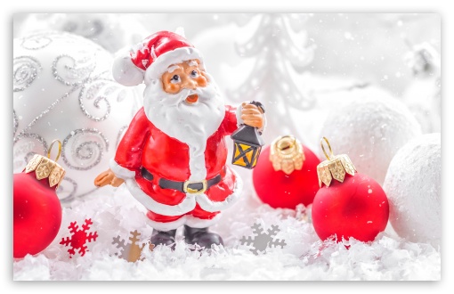 Download Santa Christmas Holiday UltraHD Wallpaper