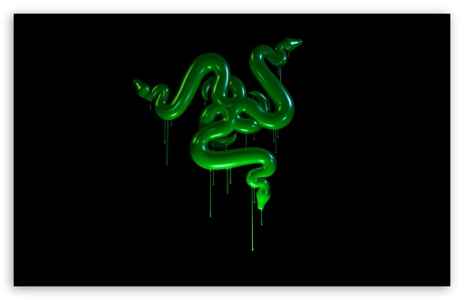 Download Razer Snakes Slime Background UltraHD Wallpaper
