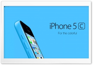 iPhone 5C Blue For Colorful