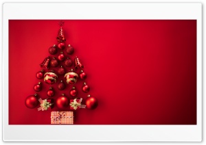 Red Christmas Tree