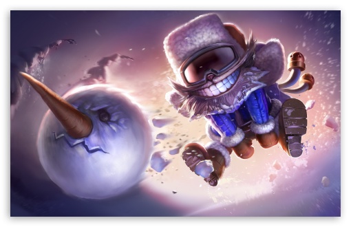 Download League Of Legends Snowman  Concept Art UltraHD Wallpaper