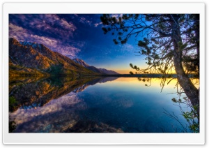 Beautiful Lake Reflection, HDR