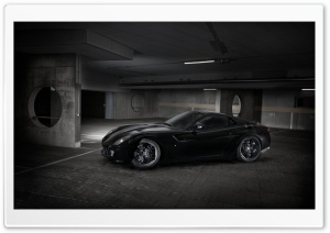 Ferrari 599 Black Sideways