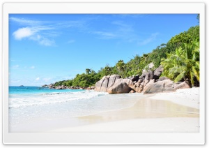Seychelles Beach Praslin Anse...