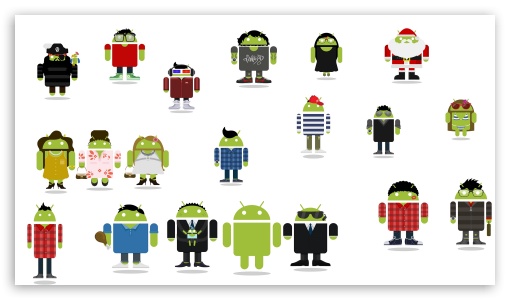 Download Android Family UltraHD Wallpaper