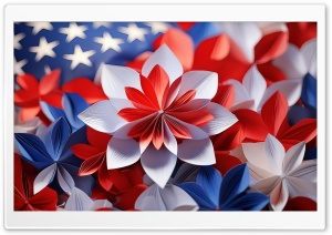 American Flag Origami, 4th of...
