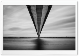 Humber Bridge Black and White