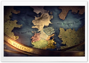 Game of Thrones Map of Westeros.