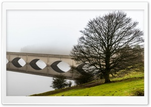 Arch Bridge Reflection, Mist,...