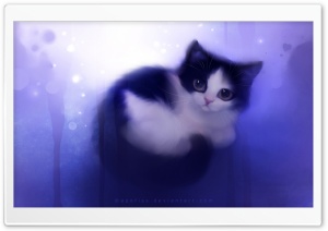 Cute Kitty Painting