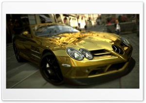 Mercedes Benz SLR McLaren Gold