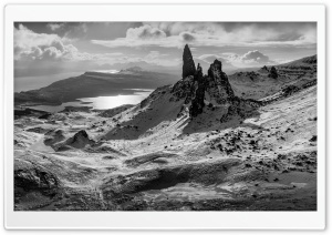 The Old Man of Storr rocky...