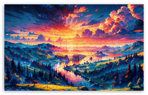Download Spectacular View Art UltraHD Wallpaper